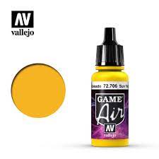 Gamers Guild AZ Vallejo Vallejo: Game Air 72.706 Sun Yellow HobbyTyme