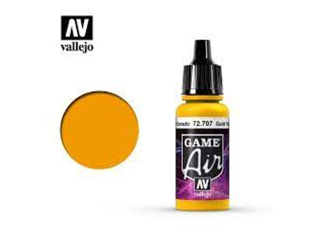 Gamers Guild AZ Vallejo Vallejo: Game Air 72.707 Gold Yellow HobbyTyme