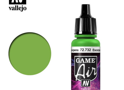 Gamers Guild AZ Vallejo Vallejo: Game Air 72.732 Escorpena Green HobbyTyme