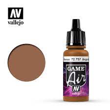 Gamers Guild AZ Vallejo Vallejo: Game Air 72.757 Bright Bronze HobbyTyme