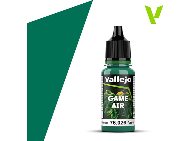 Gamers Guild AZ Vallejo Vallejo: Game Air 76.026 Jade Green HobbyTyme