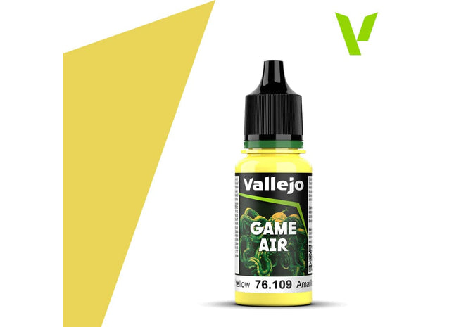 Gamers Guild AZ Vallejo Vallejo: Game Air 76.109 Toxic Yellow HobbyTyme