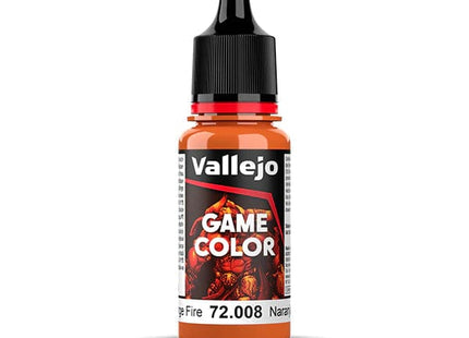 Gamers Guild AZ Vallejo Vallejo: Game Color 72.008 Orange Fire HobbyTyme