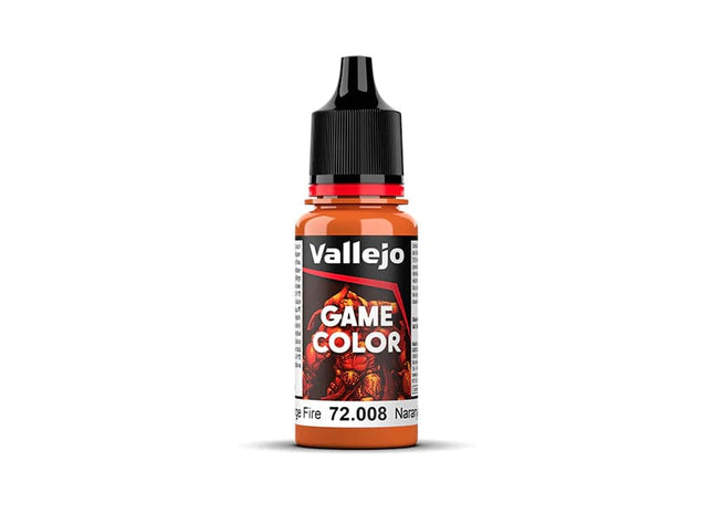 Gamers Guild AZ Vallejo Vallejo: Game Color 72.008 Orange Fire HobbyTyme