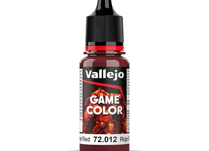 Gamers Guild AZ Vallejo Vallejo: Game Color 72.012 Scarlet Red HobbyTyme