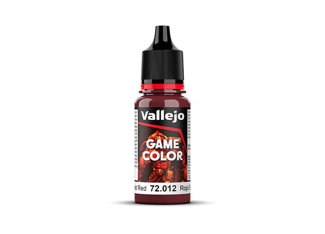 Gamers Guild AZ Vallejo Vallejo: Game Color 72.012 Scarlet Red HobbyTyme
