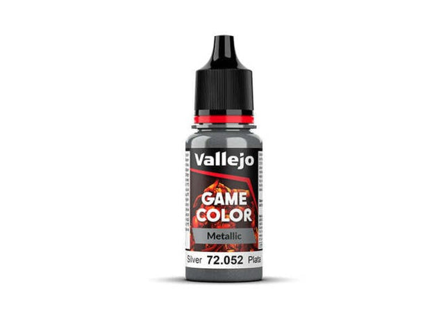 Gamers Guild AZ Vallejo Vallejo: Game Color 72.052 Silver HobbyTyme