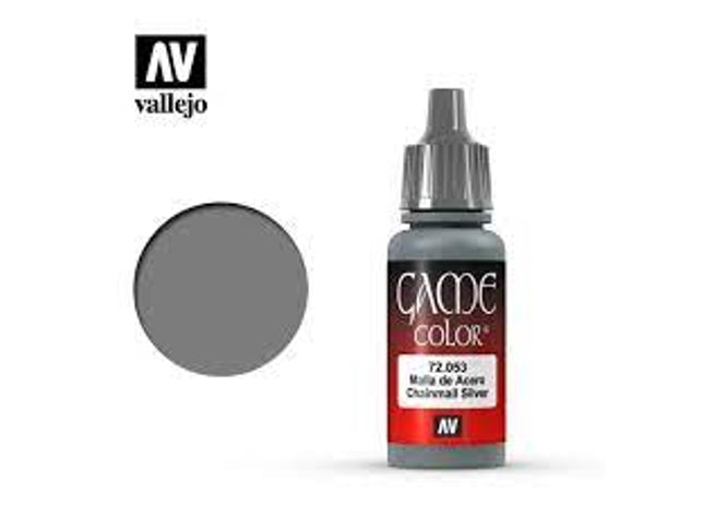 Gamers Guild AZ Vallejo Vallejo: Game Color 72.053 Chainmail Silver HobbyTyme
