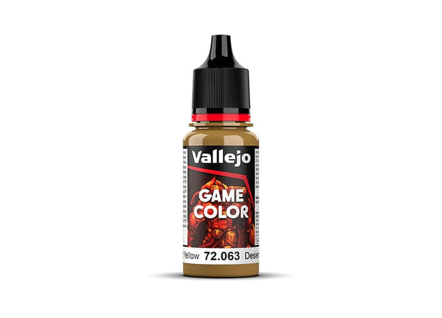 Gamers Guild AZ Vallejo Vallejo: Game Color 72.063 Desert Yellow HobbyTyme