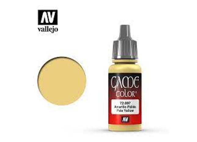 Gamers Guild AZ Vallejo Vallejo: Game Color 72.097 Pale Yellow HobbyTyme