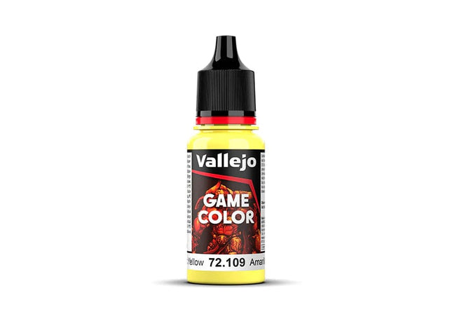 Gamers Guild AZ Vallejo Vallejo: Game Color 72.109 Toxic Yellow HobbyTyme