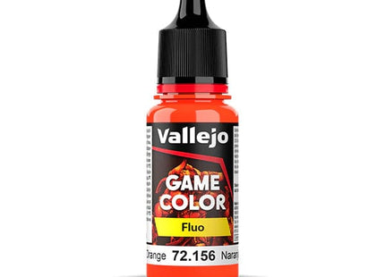 Gamers Guild AZ Vallejo Vallejo: Game Color Fluo 72.156 Fluorescent Orange HobbyTyme