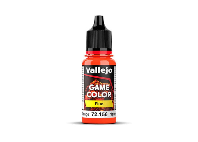 Gamers Guild AZ Vallejo Vallejo: Game Color Fluo 72.156 Fluorescent Orange HobbyTyme