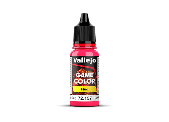 Gamers Guild AZ Vallejo Vallejo: Game Color Fluo 72.157 Fluorescent Red HobbyTyme