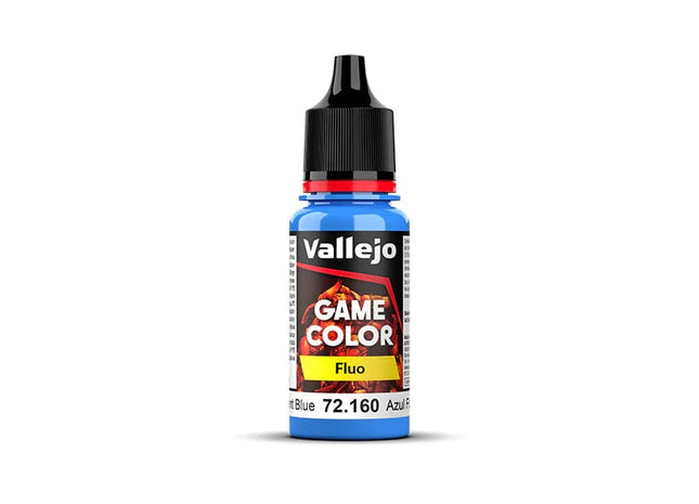 Gamers Guild AZ Vallejo Vallejo: Game Color Fluo 72.160 Fluorescent Blue HobbyTyme