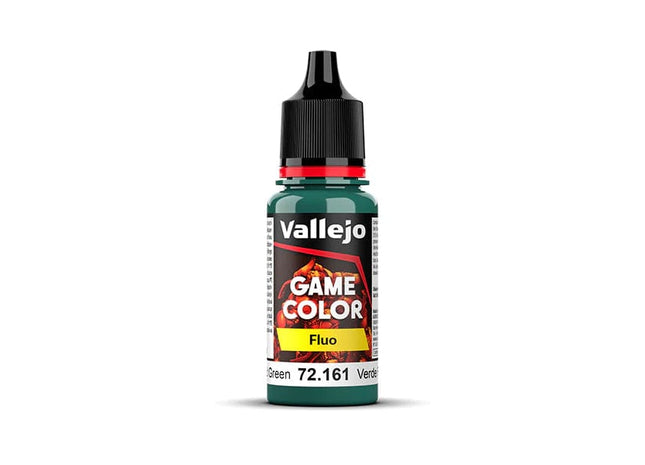 Gamers Guild AZ Vallejo Vallejo: Game Color Fluo 72.161 Fluorescent Cold Green HobbyTyme