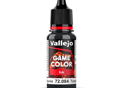 Gamers Guild AZ Vallejo Vallejo: Game Color Ink 72.084 Dark Turquoise HobbyTyme