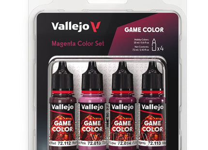 Gamers Guild AZ Vallejo Vallejo: Game Color: Magenta (4 Color Set) (Pre-Order) ACD Distribution