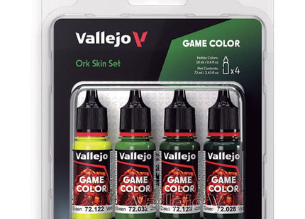 Gamers Guild AZ Vallejo Vallejo: Game Color: Ork (4 Color Set) (Pre-Order) ACD Distribution