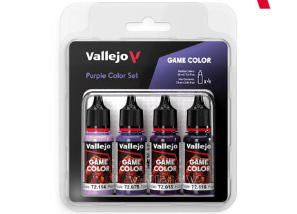 Gamers Guild AZ Vallejo Vallejo: Game Color - Purple Color Set (Pre-Order) AGD