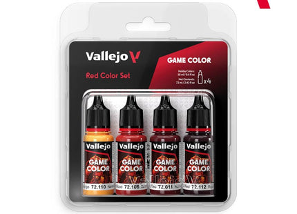 Gamers Guild AZ Vallejo Vallejo: Game Color - Red Color Set (Pre-Order) AGD