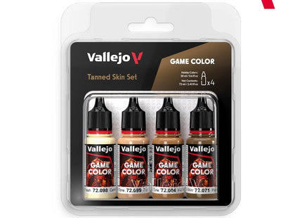 Gamers Guild AZ Vallejo Vallejo: Game Color - Tanned Skin Set (Pre-Order) AGD