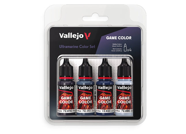 Gamers Guild AZ Vallejo Vallejo: Game Color: Ultramarine (4 Color Set) (Pre-Order) ACD Distribution