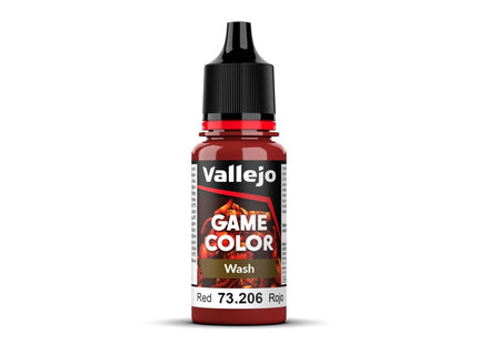 Gamers Guild AZ Vallejo Vallejo: Game Color Wash 73.206 Red HobbyTyme