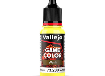 Gamers Guild AZ Vallejo Vallejo: Game Color Wash 73.208 Yellow HobbyTyme