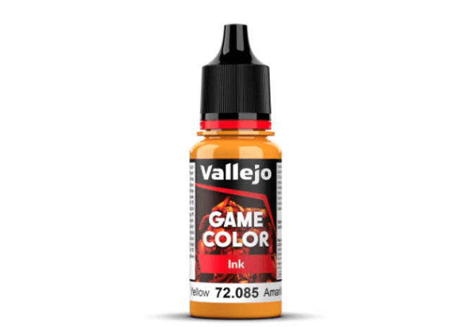 Gamers Guild AZ Vallejo Vallejo: Game Ink 72.085 Yellow HobbyTyme