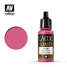 Gamers Guild AZ Vallejo Vallejo: Game Wash 72.206 Red Wash HobbyTyme