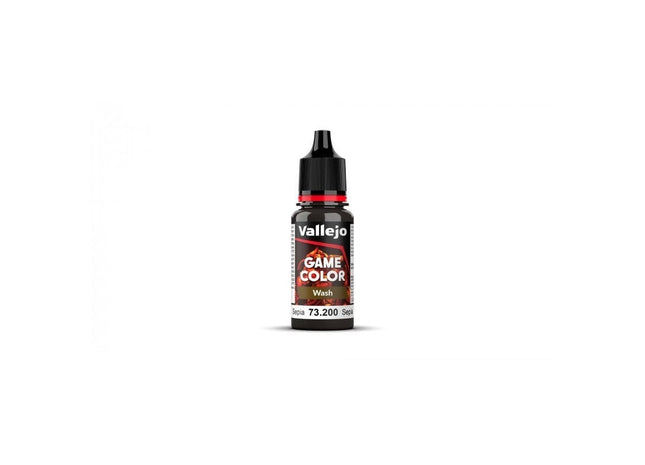 Gamers Guild AZ Vallejo Vallejo: Game Wash 73.200 Sepia Shade HobbyTyme