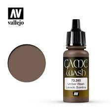 Gamers Guild AZ Vallejo Vallejo: Game Wash 73.203 Umber Wash HobbyTyme