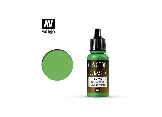Gamers Guild AZ Vallejo Vallejo: Game Wash 73.205 Green Wash HobbyTyme