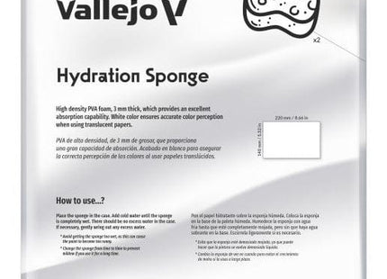 Gamers Guild AZ Vallejo Vallejo Hydration Sponge 2pk (Pre-Order) AGD