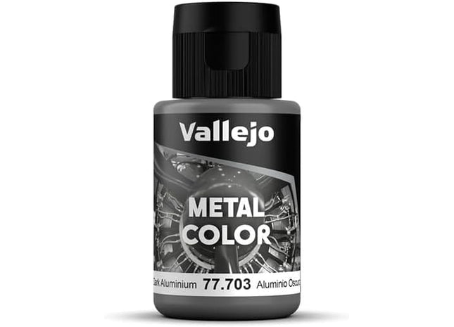 Gamers Guild AZ Vallejo Vallejo: Metal Color 77.703 - Dark Aluminium 32ml HobbyTyme