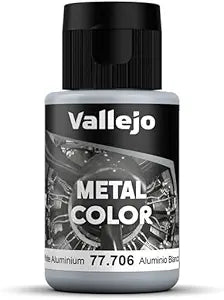 Gamers Guild AZ Vallejo Vallejo: Metal Color 77.706 - White Aluminium 32ml HobbyTyme