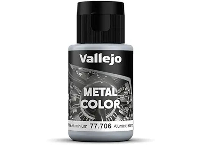 Gamers Guild AZ Vallejo Vallejo: Metal Color 77.706 - White Aluminium 32ml HobbyTyme