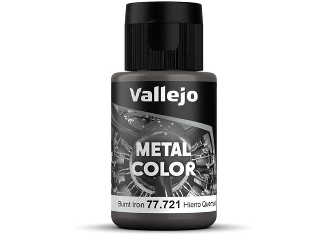 Gamers Guild AZ Vallejo Vallejo: Metal Color 77.721 - Burnt Iron 32ml HobbyTyme