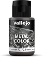 Gamers Guild AZ Vallejo Vallejo: Metal Color 77.721 - Burnt Iron 32ml HobbyTyme