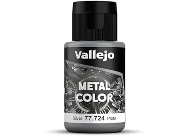 Gamers Guild AZ Vallejo Vallejo: Metal Color 77.724 - Silver 32ml HobbyTyme