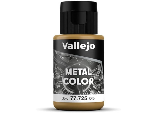 Gamers Guild AZ Vallejo Vallejo: Metal Color 77.725 - Gold 32ml HobbyTyme