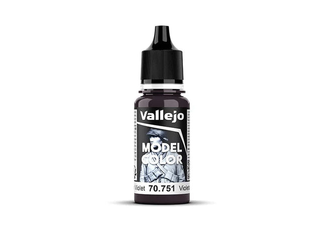 Gamers Guild AZ Vallejo Vallejo: Model Color 70.751 Black Violet HobbyTyme