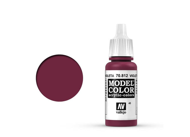 Gamers Guild AZ Vallejo Vallejo: Model Color 70.812 - Violet Red HobbyTyme