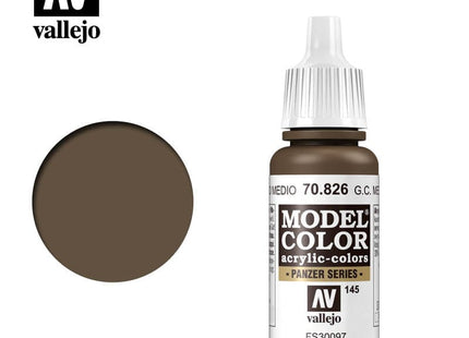 Gamers Guild AZ Vallejo Vallejo: Model Color 70.826 German Camouflage Medium Brown HobbyTyme