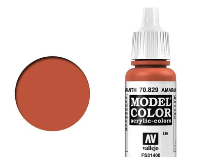 Gamers Guild AZ Vallejo Vallejo: Model Color 70.829 - Amaranth Red HobbyTyme