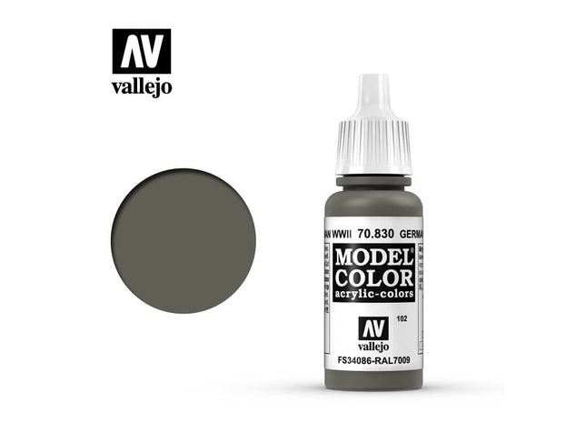 Gamers Guild AZ Vallejo Vallejo: Model Color 70.830 German Fieldgrey WWII HobbyTyme