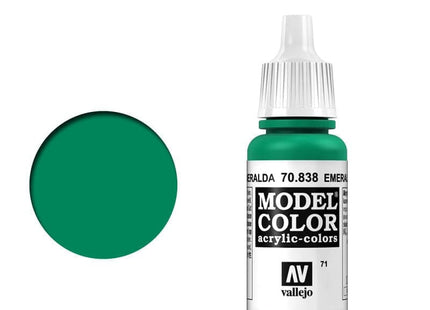 Gamers Guild AZ Vallejo Vallejo: Model Color 70.838 Emerald HobbyTyme