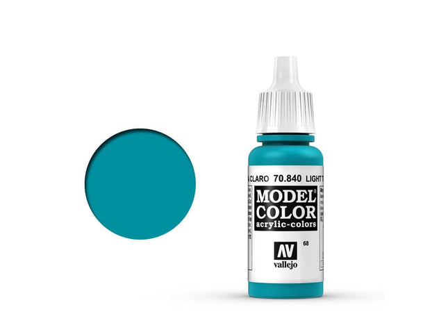 Gamers Guild AZ Vallejo Vallejo: Model Color 70.840 Light Turquoise HobbyTyme
