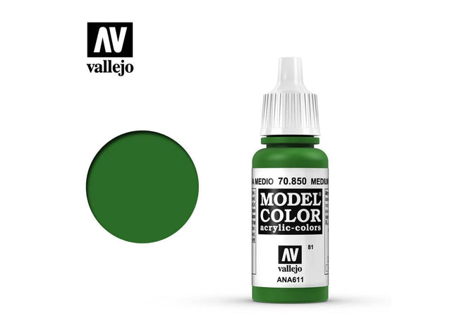 Gamers Guild AZ Vallejo Vallejo: Model Color 70.850 Medium Olive HobbyTyme